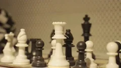 614 Rotating Chess Board Stock Video Footage - 4K and HD Video
