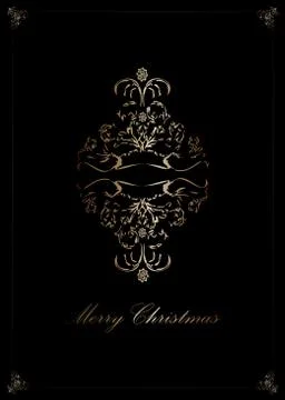 Vintage christmas background Illustrazione stock