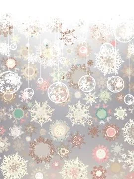Vintage Christmas card. EPS 8 Illustrazione stock