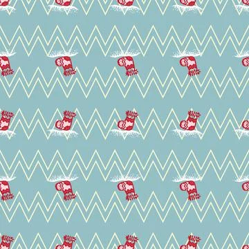 Vintage christmas pattern Stock Illustration