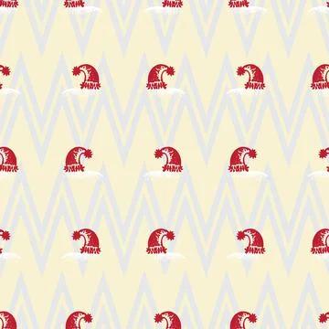 Vintage christmas pattern Stock Illustration