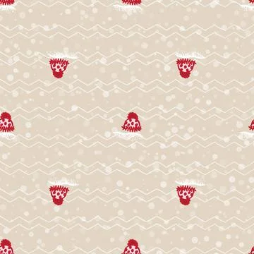 Vintage christmas pattern Stock Illustration