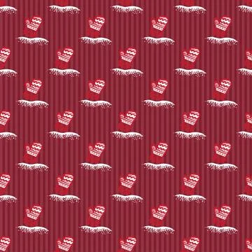 Vintage christmas pattern Stock Illustration