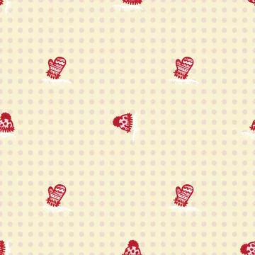 Vintage christmas pattern Stock Illustration