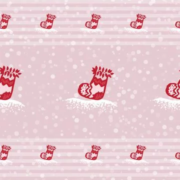 Vintage christmas pattern Stock-Illustration