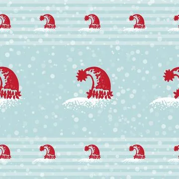 Vintage christmas pattern Stock Illustration