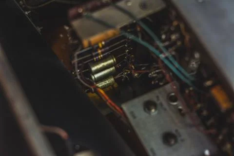 Vintage circuits 库存照片