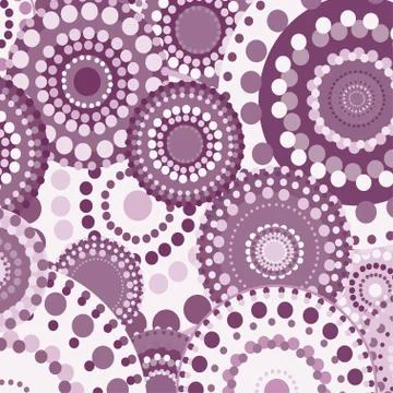 Vintage circular retro ornament vector background pink Illustrazione stock