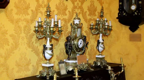 Vintage Clock 3 Stockbeeldmateriaal 34761332