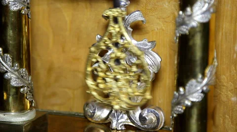 Vintage Clock 4 Stock Footage 34834178