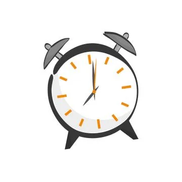 Vintage clock with alarm イラスト素材