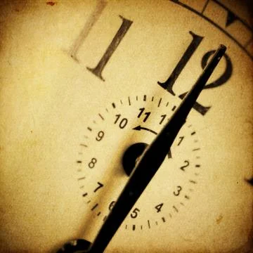Vintage clock background Stock Photos