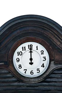 Vintage clock close up Stock Photos