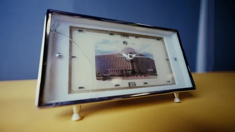 Vintage Clock Stock Footage 263949686