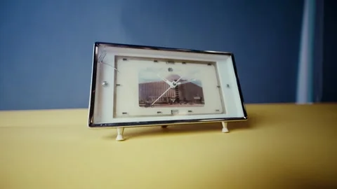 Vintage Clock Stock Footage 263949706