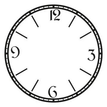 Vintage clock Stock Illustration