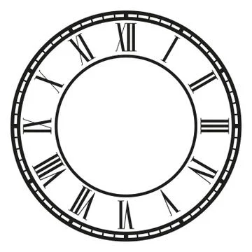Vintage clock Stock Illustration