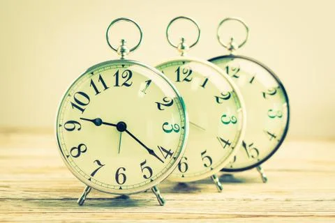 Vintage clock Stock Photos