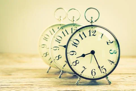 Vintage clock Stock Photos