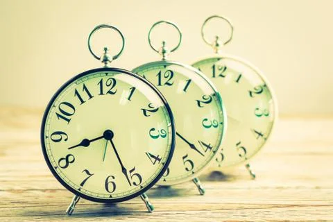 Vintage clock Stock Photos