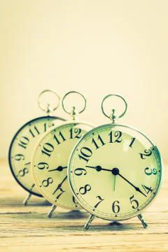 Vintage clock Stock Photos