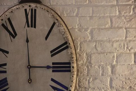 Vintage clock Stockfoto's