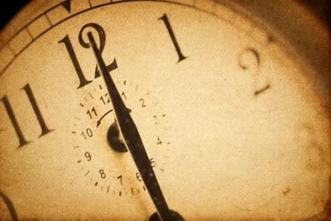 Vintage clockface background Stock Photos
