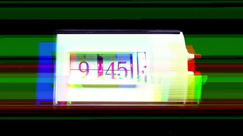 Vintage clocks pattern Stock Footage 294095801