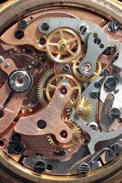 Vintage clockwork Stock Photos