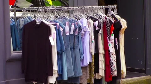 Vintage clothes Video stock 66237798