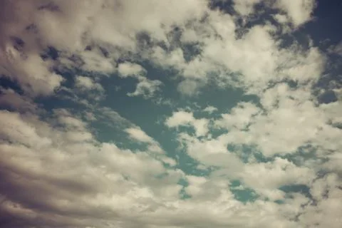 Vintage Clouds Stock Photos