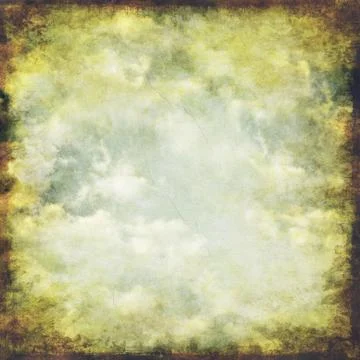 Vintage cloudy sky background Stock Illustration