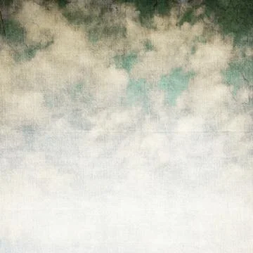 Vintage cloudy sky Stock Illustration