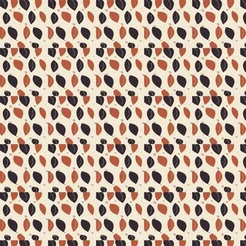 Vintage coffee bean pattern seamless background for branding and packaging .. Stock Illustration