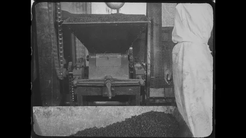 Vintage Coffee Beans Stock Footage 126655769