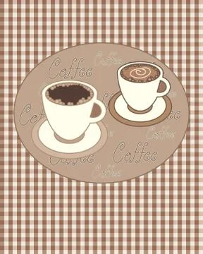 Vintage coffee Stock Illustration