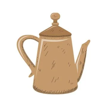 Vintage coffee jar Stock Illustration