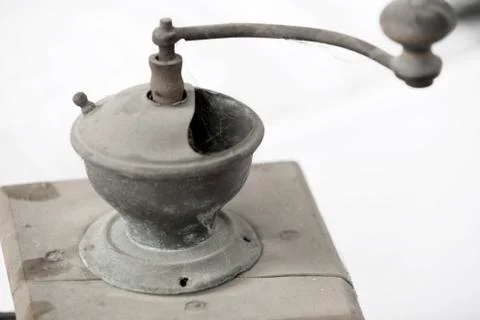 Vintage coffee machine. Stock Photos
