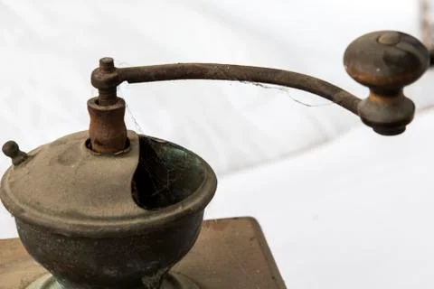 Vintage coffee machine. Stock Photos