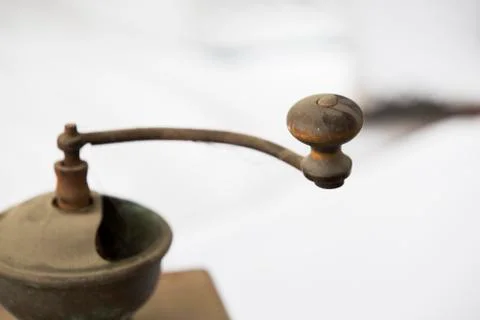 Vintage coffee machine. Stock Photos