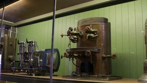 Vintage coffee making devices Stock Footage 71231332