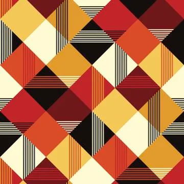 Vintage colors simple seamless pattern Illustrazione stock