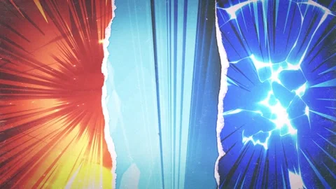 Vintage Comic Book Action Background Stock Footage 284237731