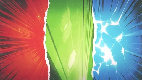 Vintage Comic Book Action Layout Background Stock Footage 238513488