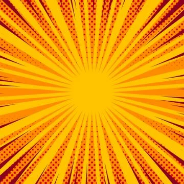 Vintage comic book vector background Stock Illustration