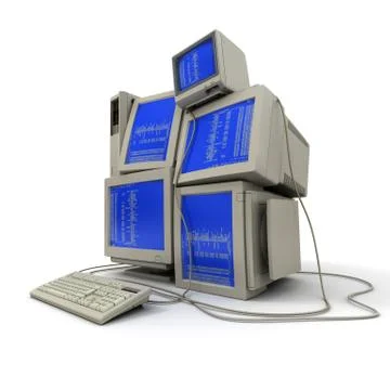 Vintage computes Stock Illustration