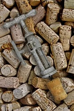 Vintage corkscrew Foto stock