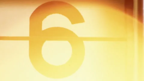 Vintage Counter that Counts Seconds Stock Footage 156065055