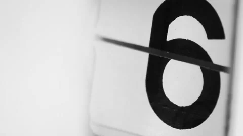 Vintage Counter that Counts Seconds Stock Footage 156065494