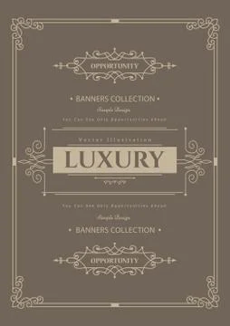Vintage creative card Stock Illustration